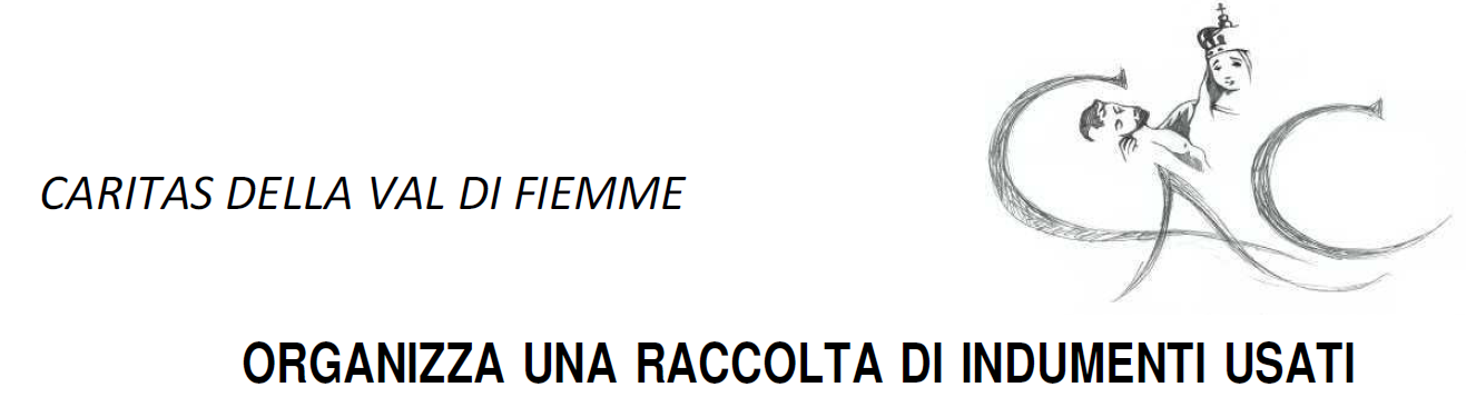 CARITAS RACCOLTA DI INDUMENTI USATI – 11 novembre 2023