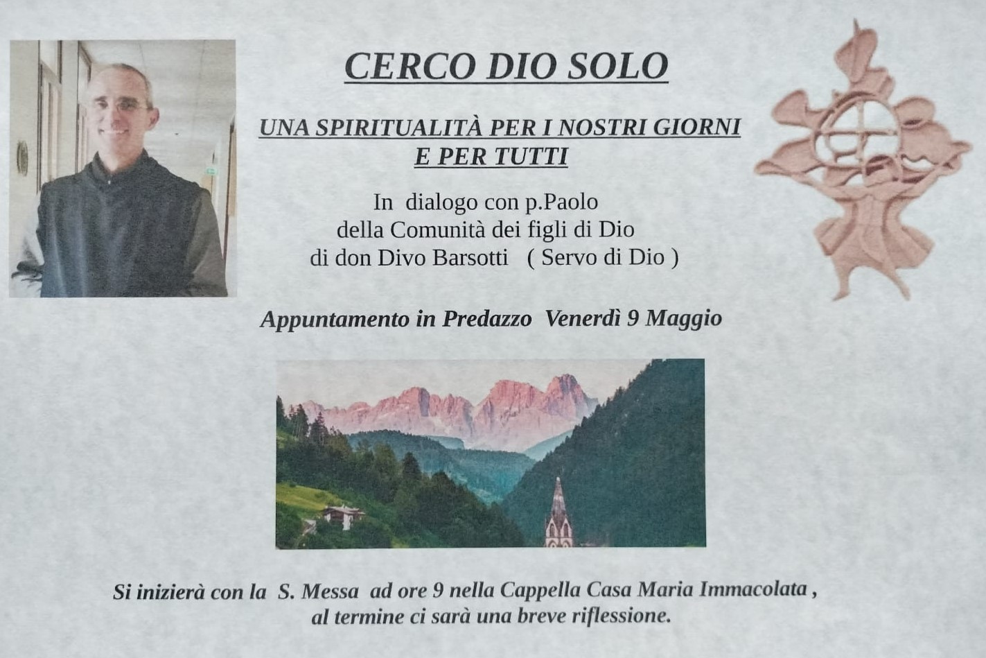 CERCO DIO SOLO