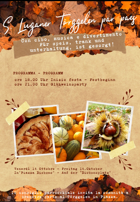 San Lugano Torggelen – venerdì 14 ottobre