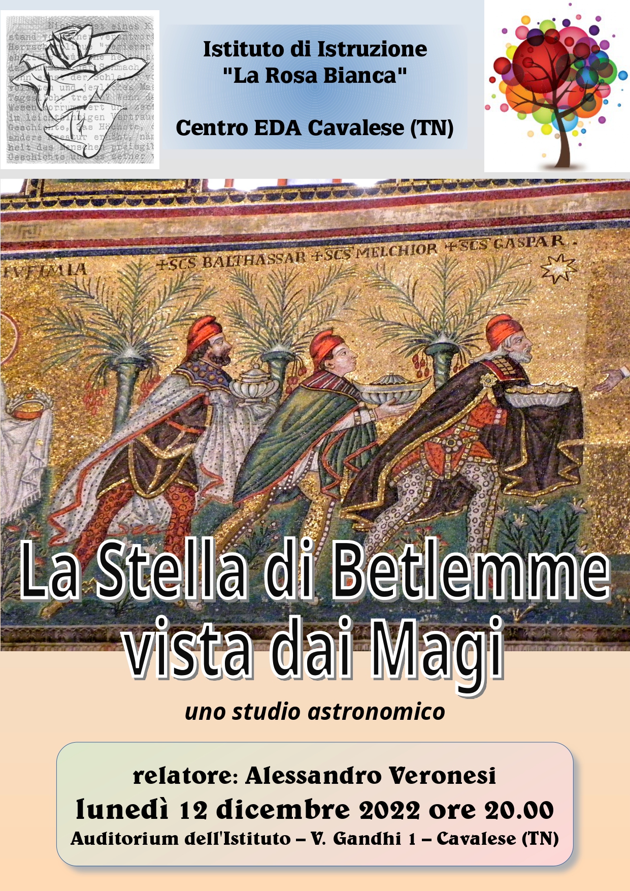 Cavalese 12 dicembre – La stella di Betlemme vista dai Magi