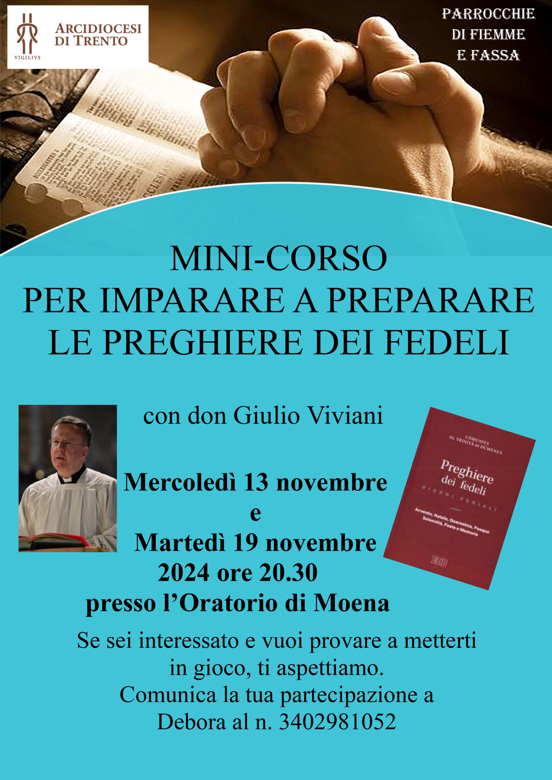 MINI-CORSO PER IMPARARE A PREPARARE LE PREGHIERE DEI FEDELI