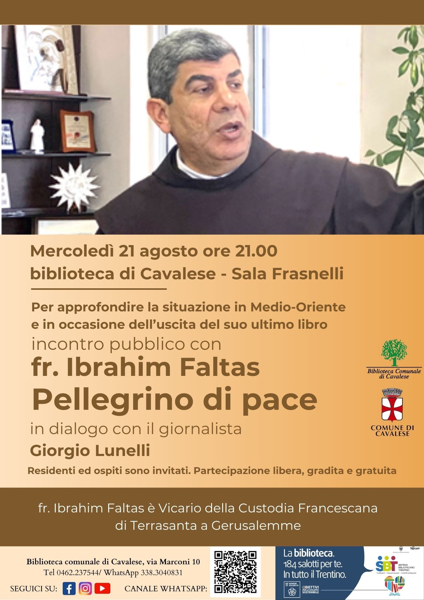 IBRAHIM FALTAS “Pellegrino di Pace”
