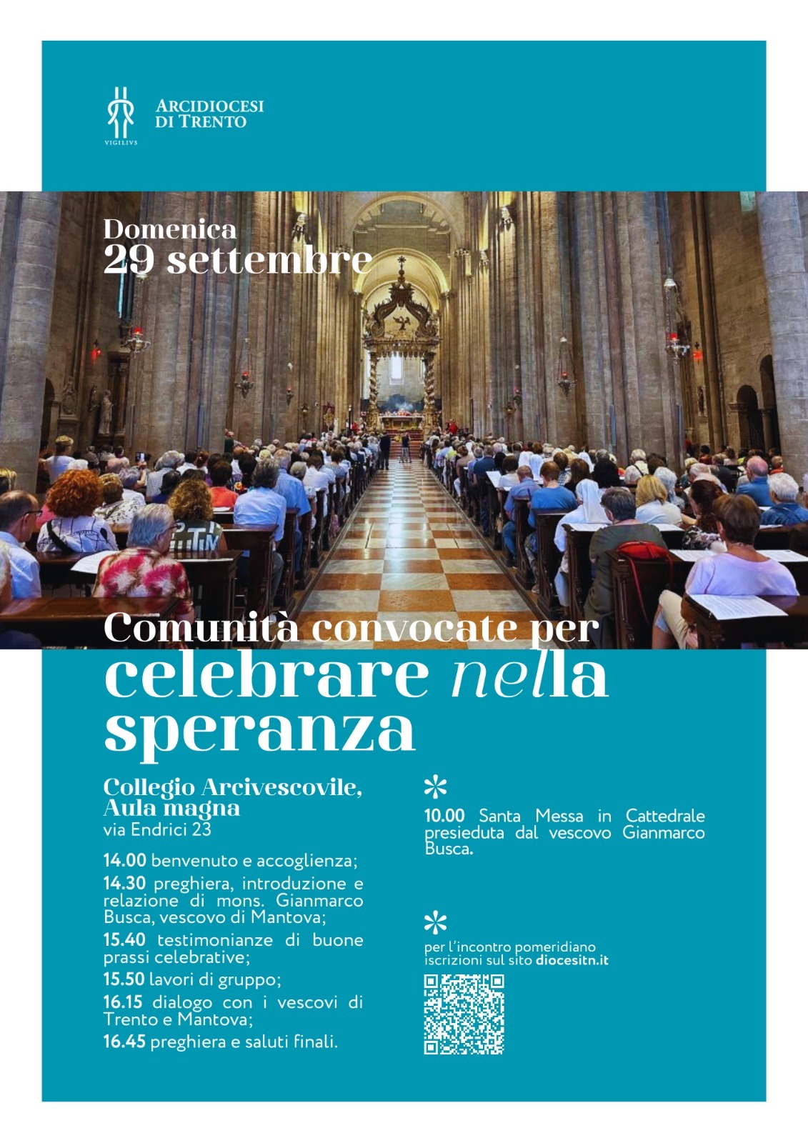 Comunità convocate per celebrare nella speranza