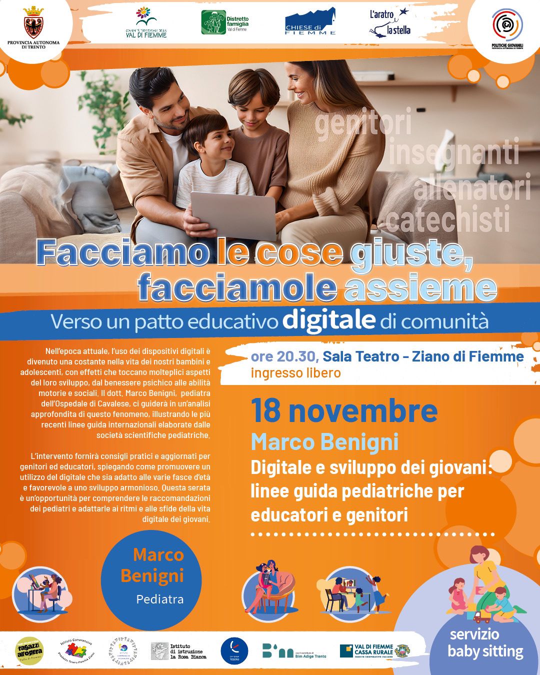 Facciamo le cose giuste, facciamole assieme.                  3° incontro