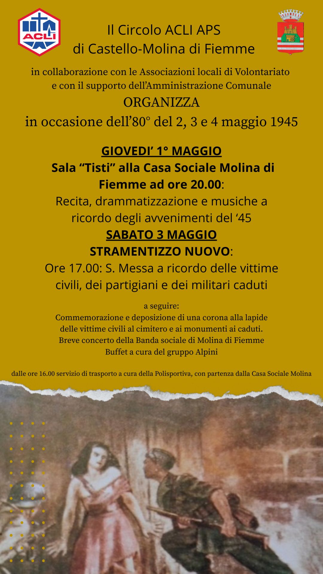COMMEMORAZIONE DEGLI EVENTI DEL 1945