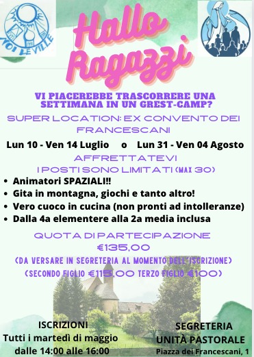Hello Ragazzi – grest estivo