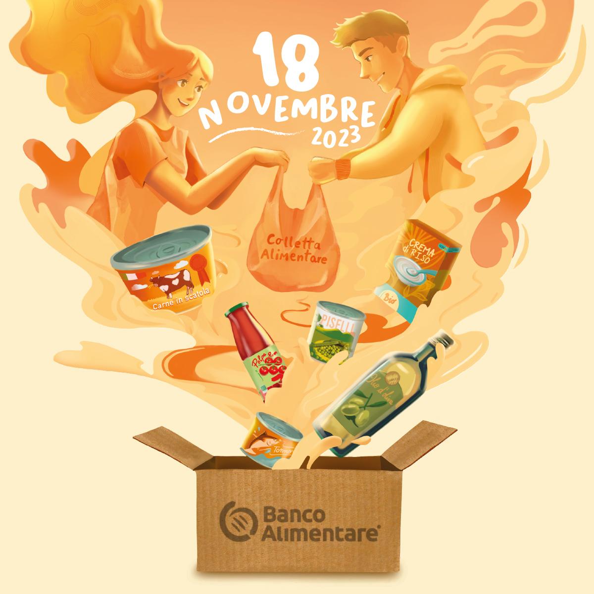 COLLETTA ALIMENTARE – sabato 18 novembre 2023