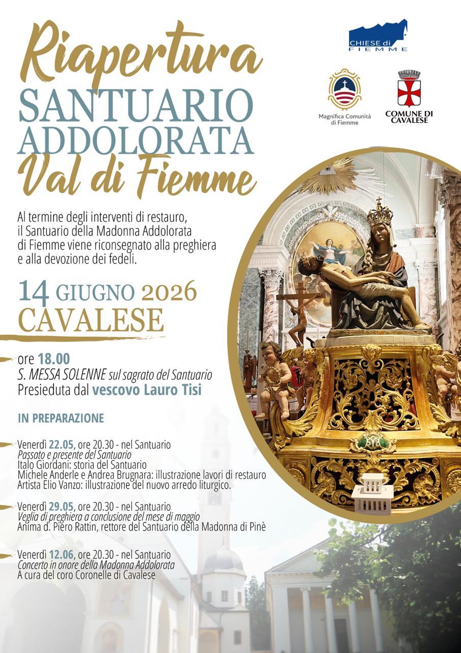 RIAPERTURA SANTUARIO ADDOLORATA