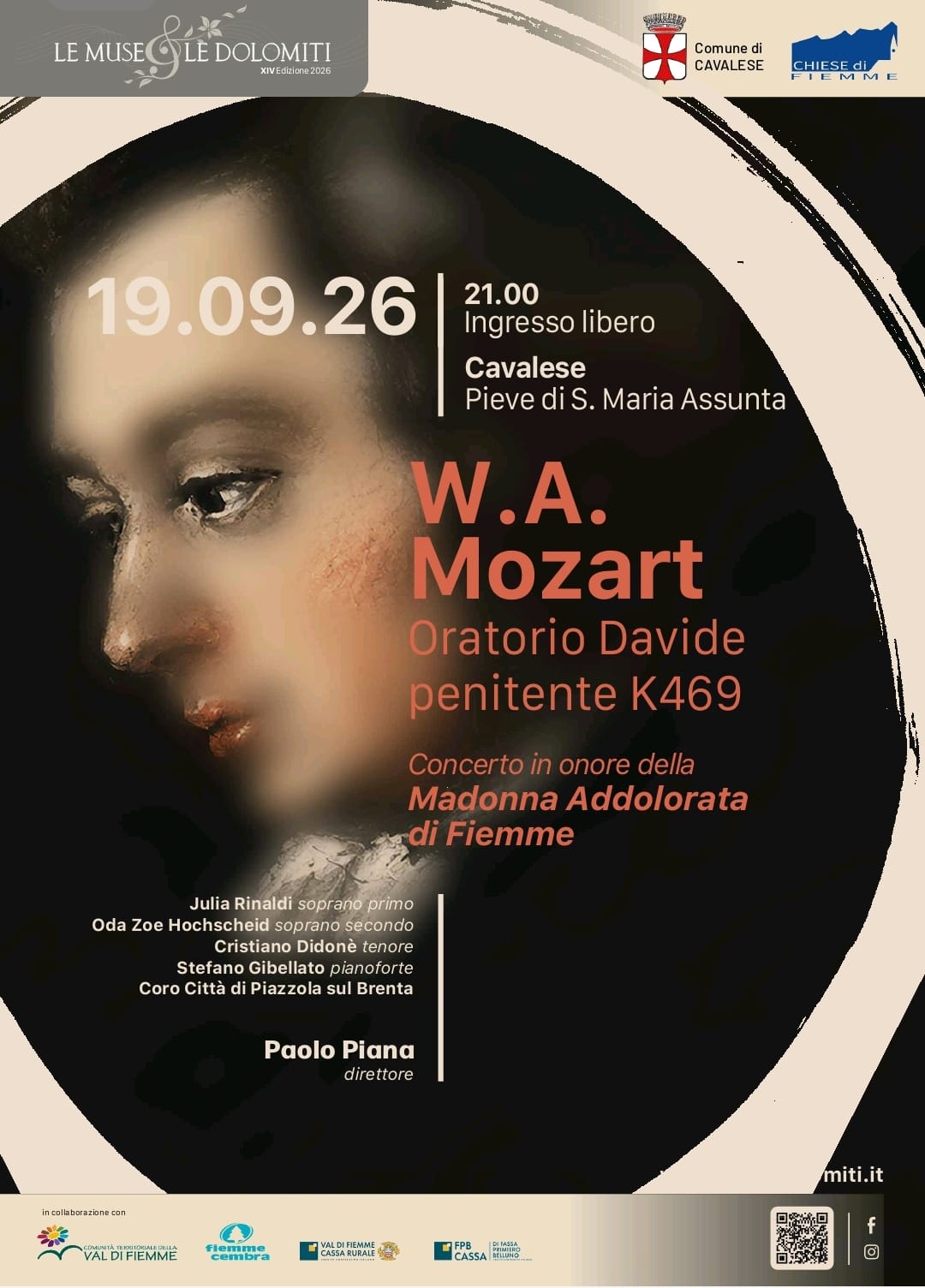 CONCERTO IN ONORE DELLA MADONNA ADDOLORATA DI FIEMME